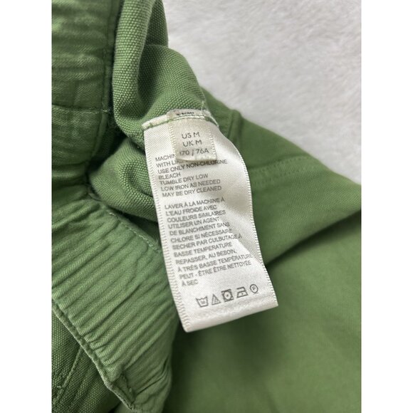 FREE PEOPLE Sz Medium RANCHER WIDELEG CHINO PANT IN GREEN - Picture 10 of 11
